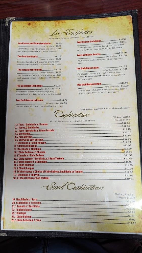 El Aguila Real Menu image 3